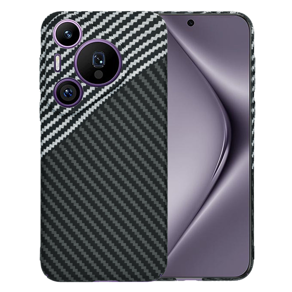 Kuori Huawei Pura 70 Pro:lle, Techsuit, Carbonite FiberShell, Musta Harmaa