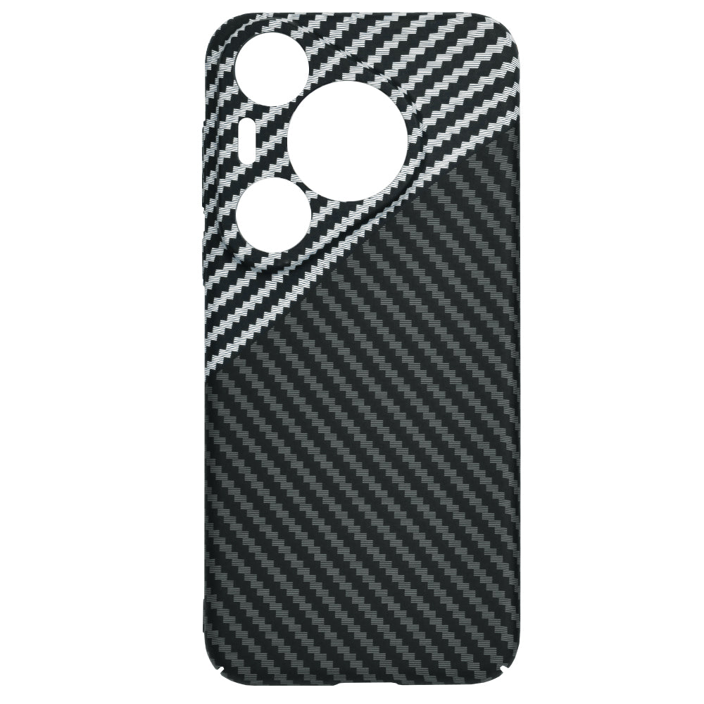 Kuori Huawei Pura 70 Pro:lle, Techsuit, Carbonite FiberShell, Musta Harmaa