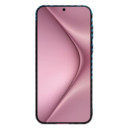 Kuori Huawei Pura 70:lle, Techsuit, Carbonite FiberShell, Musta Bleu