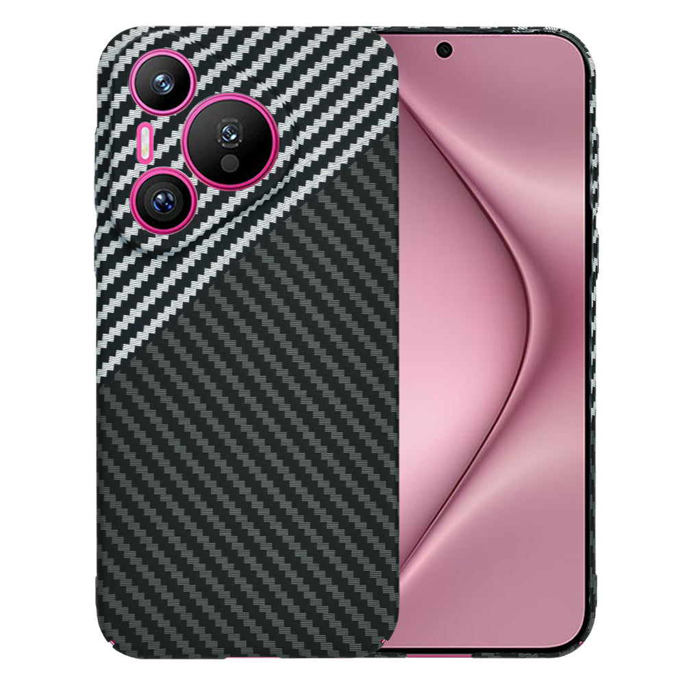 Kuori Huawei Pura 70:lle, Techsuit, Carbonite FiberShell, Musta Harmaa