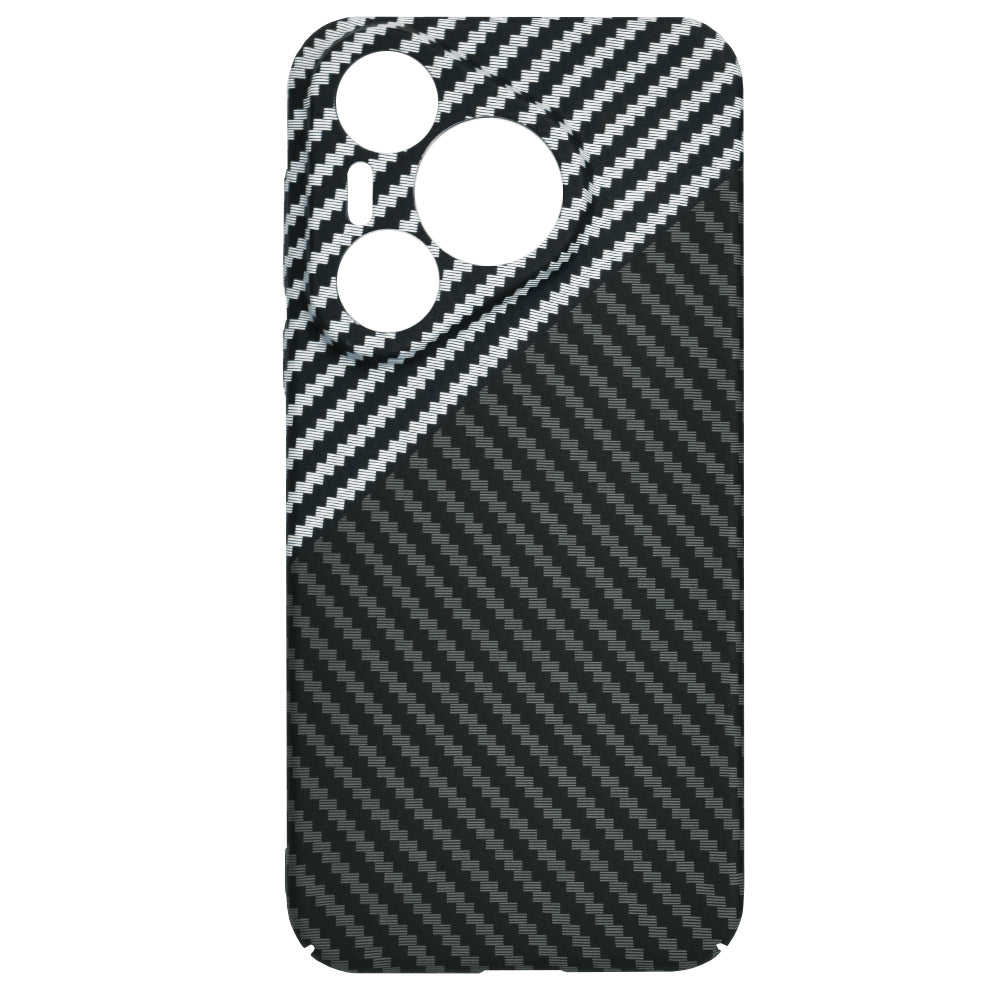 Kuori Huawei Pura 70:lle, Techsuit, Carbonite FiberShell, Musta Harmaa