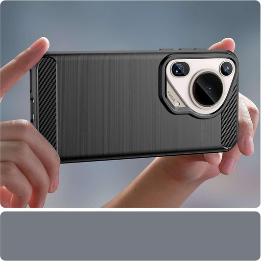Kuori Huawei Pura 70 Ultra -puhelimelle, Techsuit, Hiili, Musta
