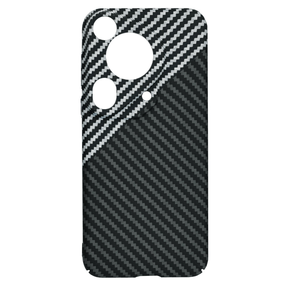Kuori Huawei Pura 70 Ultra -puhelimelle, Techsuit, Carbonite FiberShell, Musta Harmaa