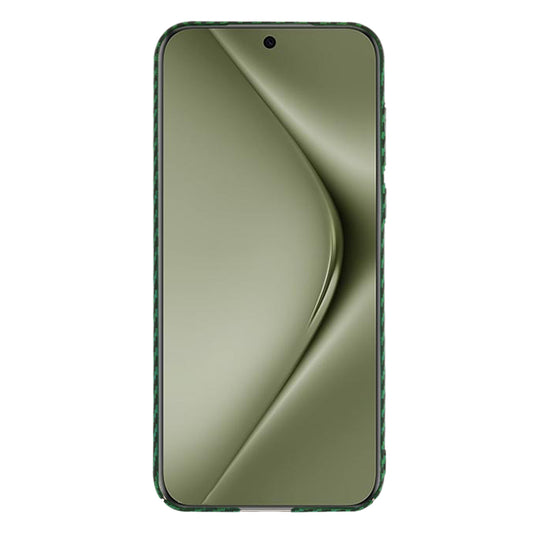 Kuori Huawei Pura 70 Ultra -puhelimelle, Techsuit, Carbonite FiberShell, Vihreä