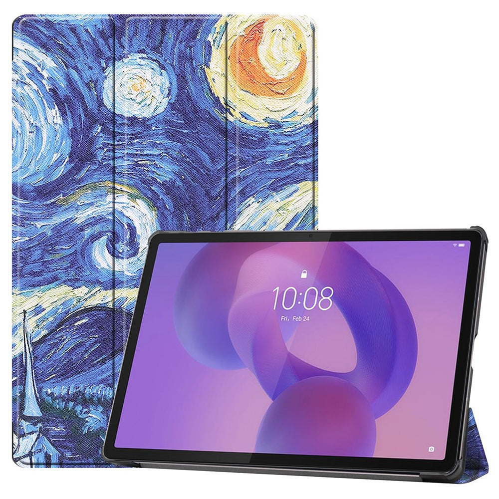 Kotelo Lenovo Idea Tab Pro:lle, Techsuit, FoldPro Starry Night, Monivärinen