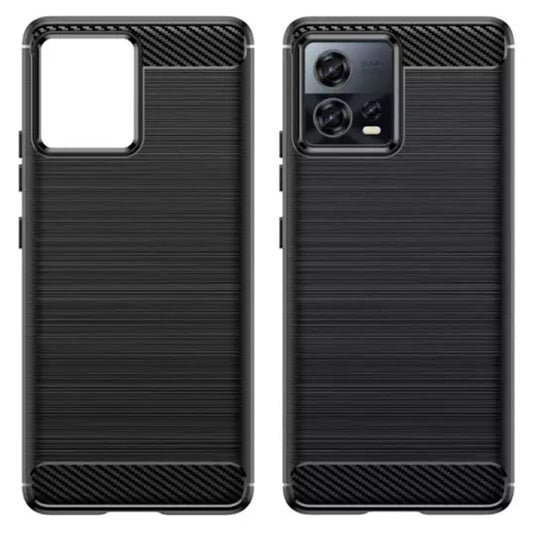 Suojakuori Motorola Edge 30 Fusionille, Techsuit, Hiili, Musta