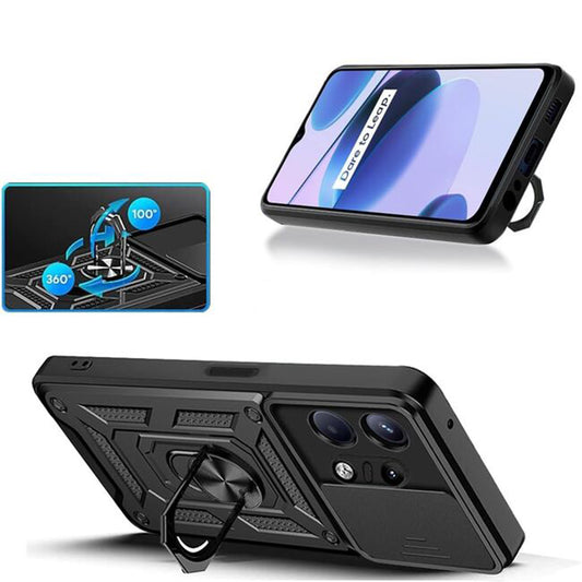 Kuori Motorola Edge 50 Pro:lle, Techsuit, CamShield, Sininen