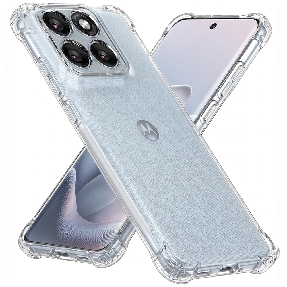 Kotelo Motorola Edge 70 Fusionille, Techsuit, Iskunkestävä Läpinäkyvä, Läpinäkyvä