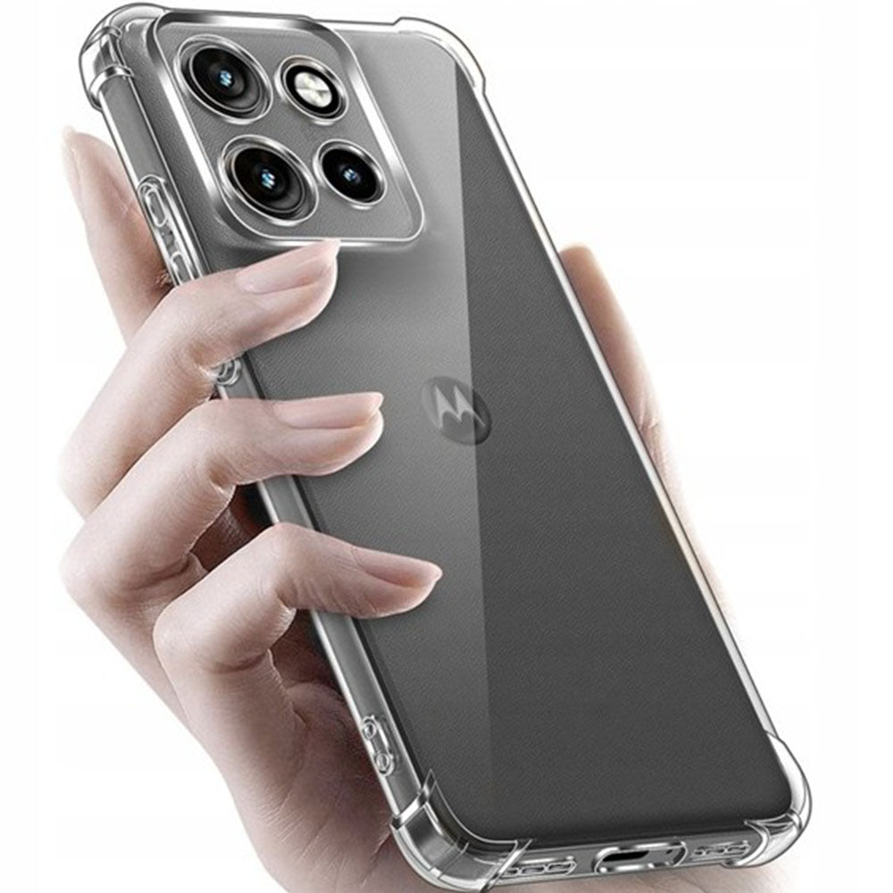 Kotelo Motorola Edge 70 Fusionille, Techsuit, Iskunkestävä Läpinäkyvä, Läpinäkyvä