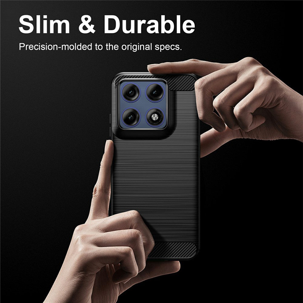 Suojakuori Motorola Edge 70 Pro:lle, Techsuit, Hiili, Musta