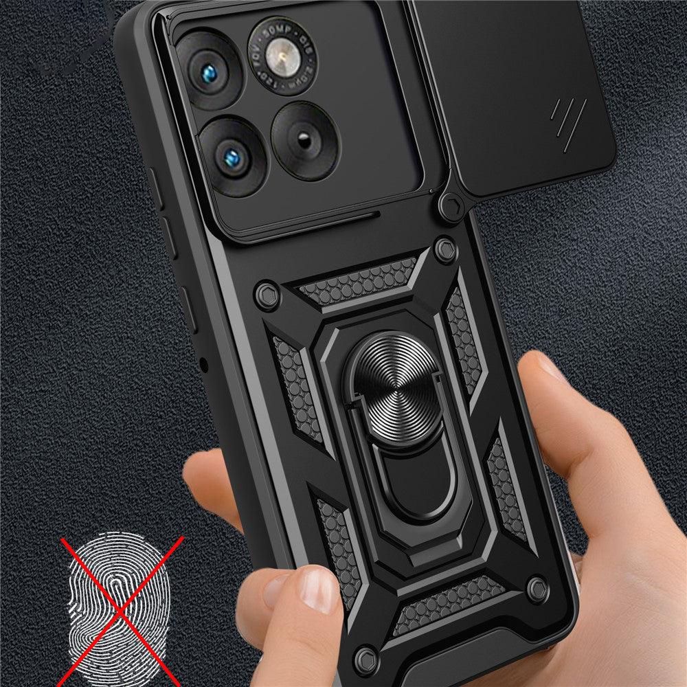 Kotelo Motorola Edge 70:lle, Techsuit, CamShield, Vihreä