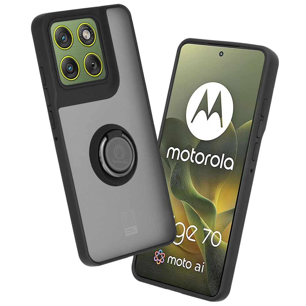 Suojakotelo Motorola Edge 70:lle, Techsuit, Glinth, Musta