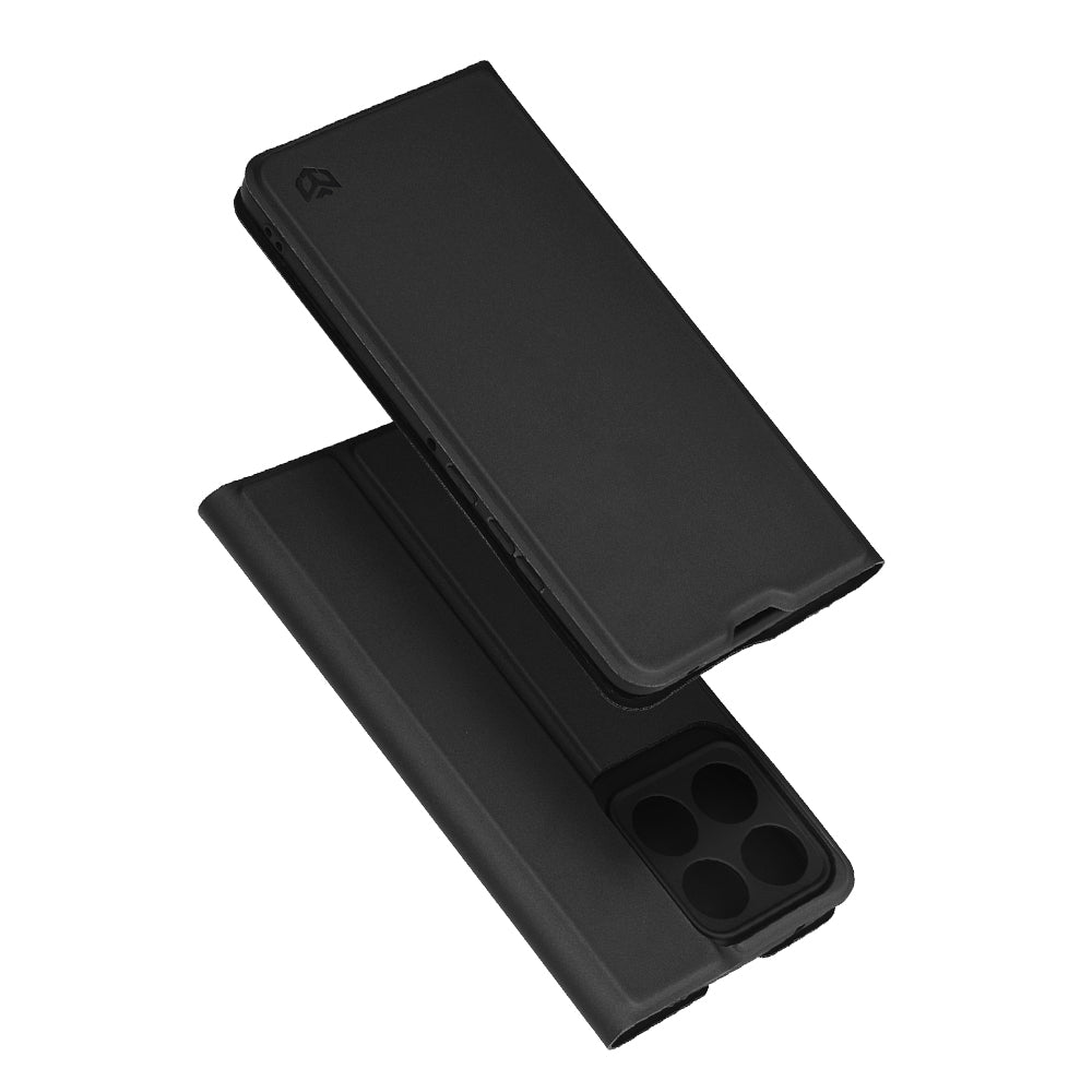 Suojakotelo Motorola Edge 70:lle, Techsuit, Magskin Book, Musta