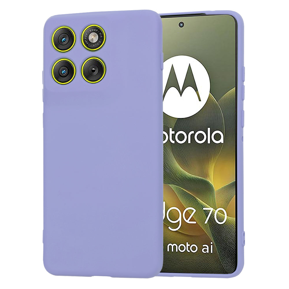Kotelo Motorola Edge 70:lle, Techsuit, SoftFlex, Vaaleanvioletti
