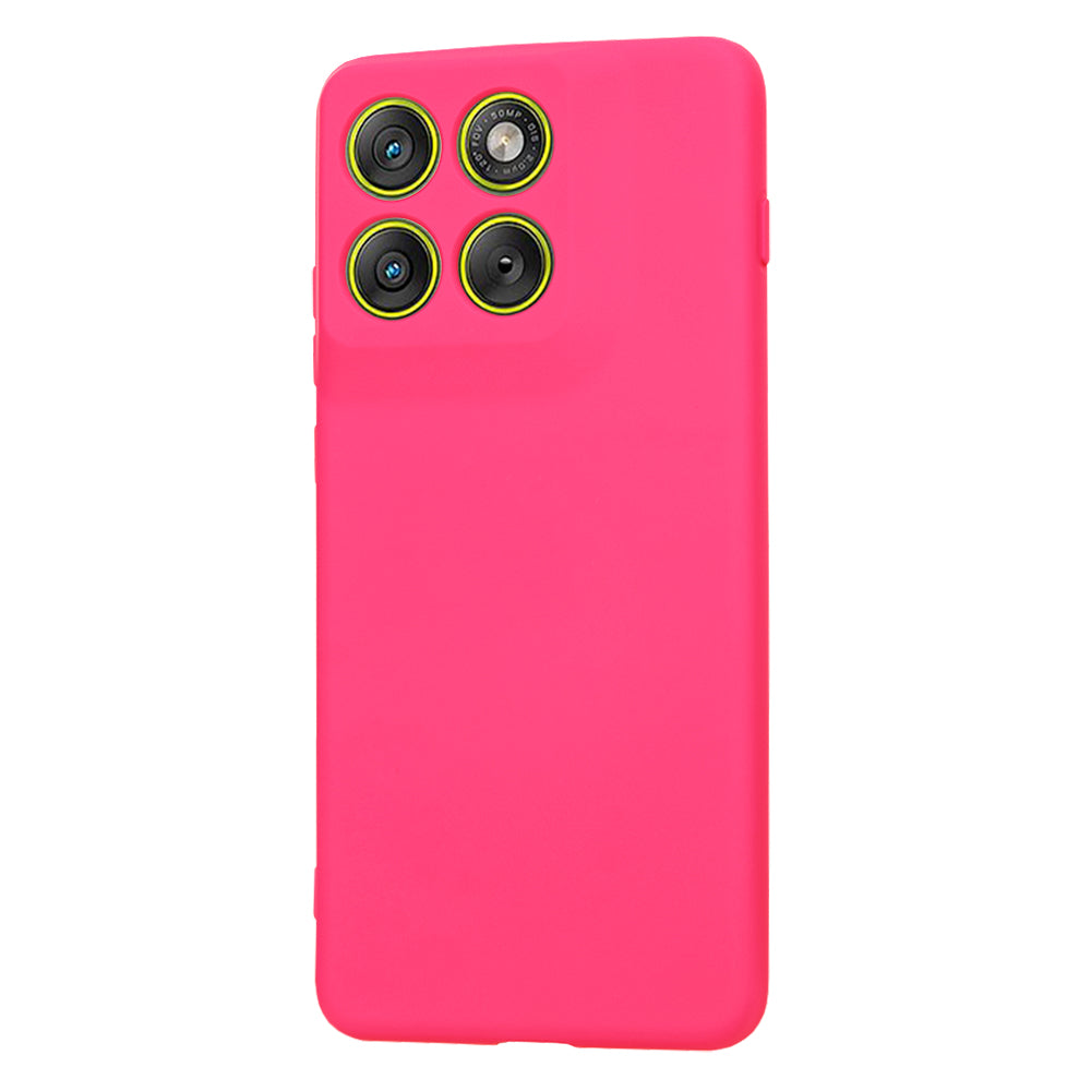 Suojakotelo Motorola Edge 70:lle, Techsuit, SoftFlex, Tummanpunainen