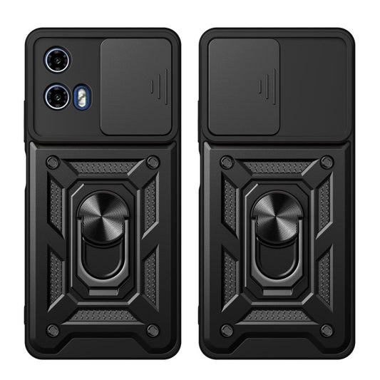 Suojakotelo Motorola Moto E14 / G24 Power / G04 / G24, Tech-Protect, CamShield Pro, Musta
