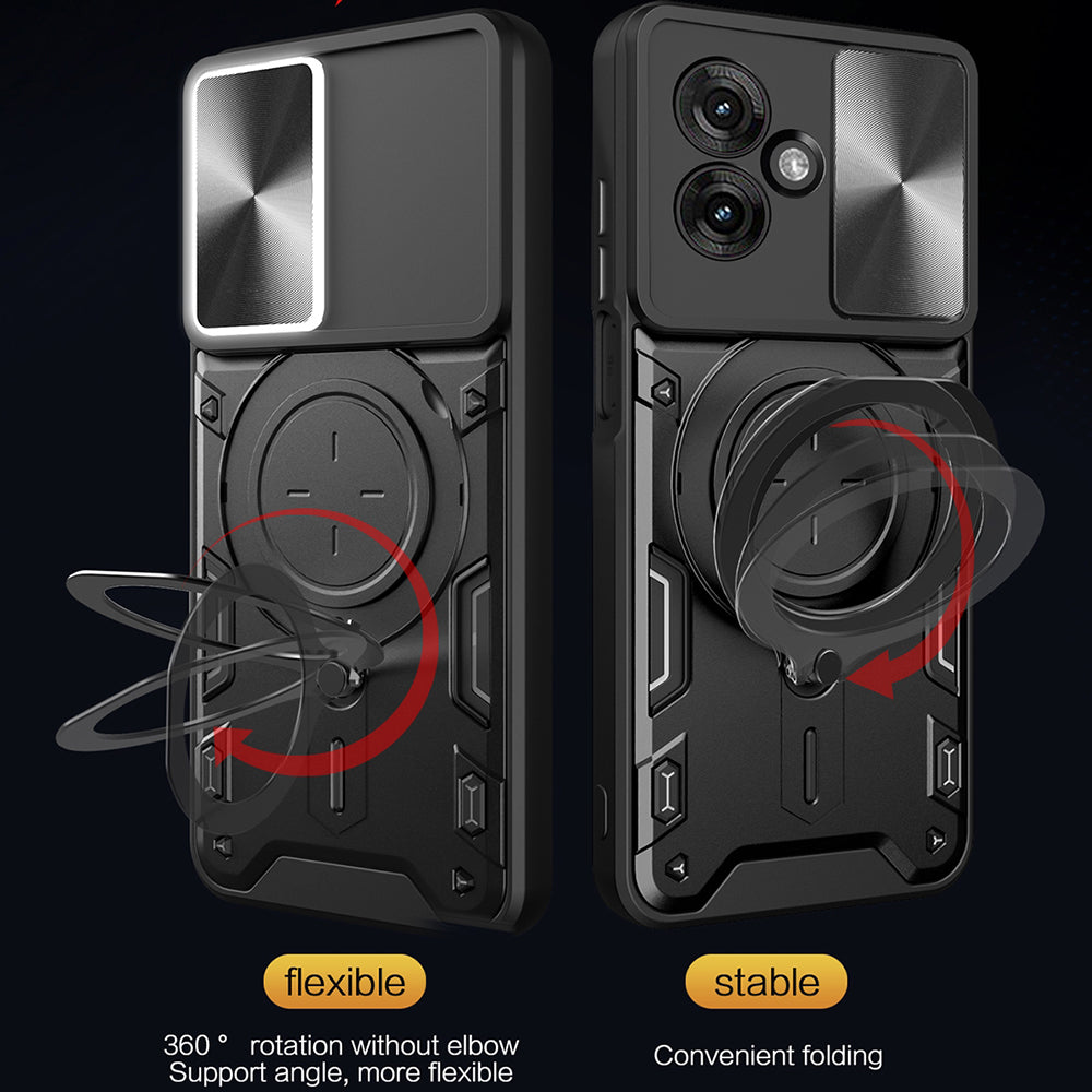Kotelo Motorola Moto G06:lle, Techsuit, CamGuard Pro, Punainen