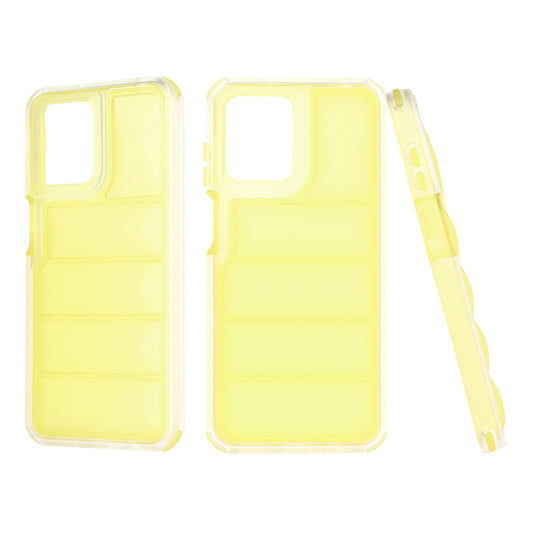 Kuori Motorola Moto G13 / G23 / G53:lle, Techsuit, Wave Shield, Keltainen