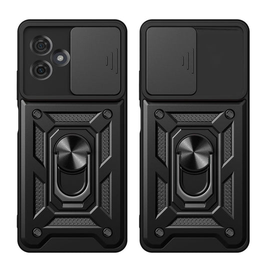 Kuori Motorola Moto G54:lle, Techsuit, CamShield, Musta