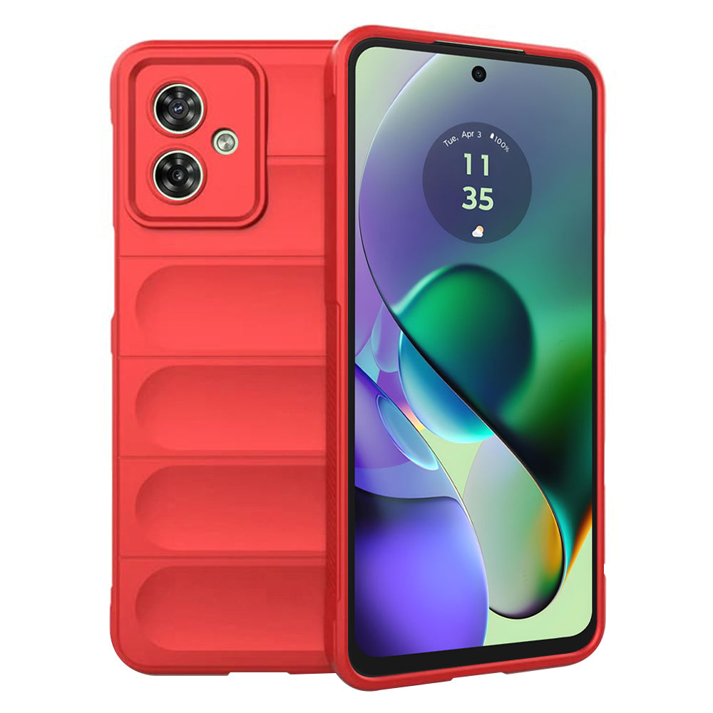 Kotelo Motorola Moto G54:lle, Techsuit, Magic Shield, Punainen