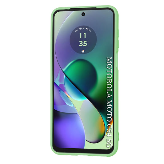 Kotelo Motorola Moto G54:lle, Techsuit, SoftFlex, Vaaleanvihreä