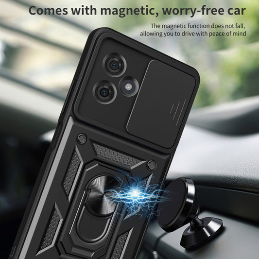 Suojakuori Motorola Moto G64 / G54 Power Editionille, Techsuit, CamShield, Musta