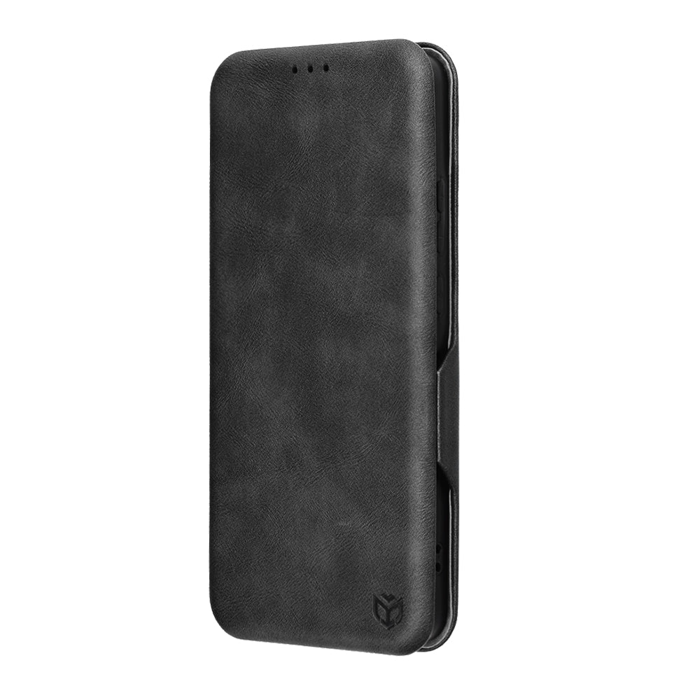 Kotelo Motorola Moto G86:lle, Techsuit, Safe Wallet Plus, Musta