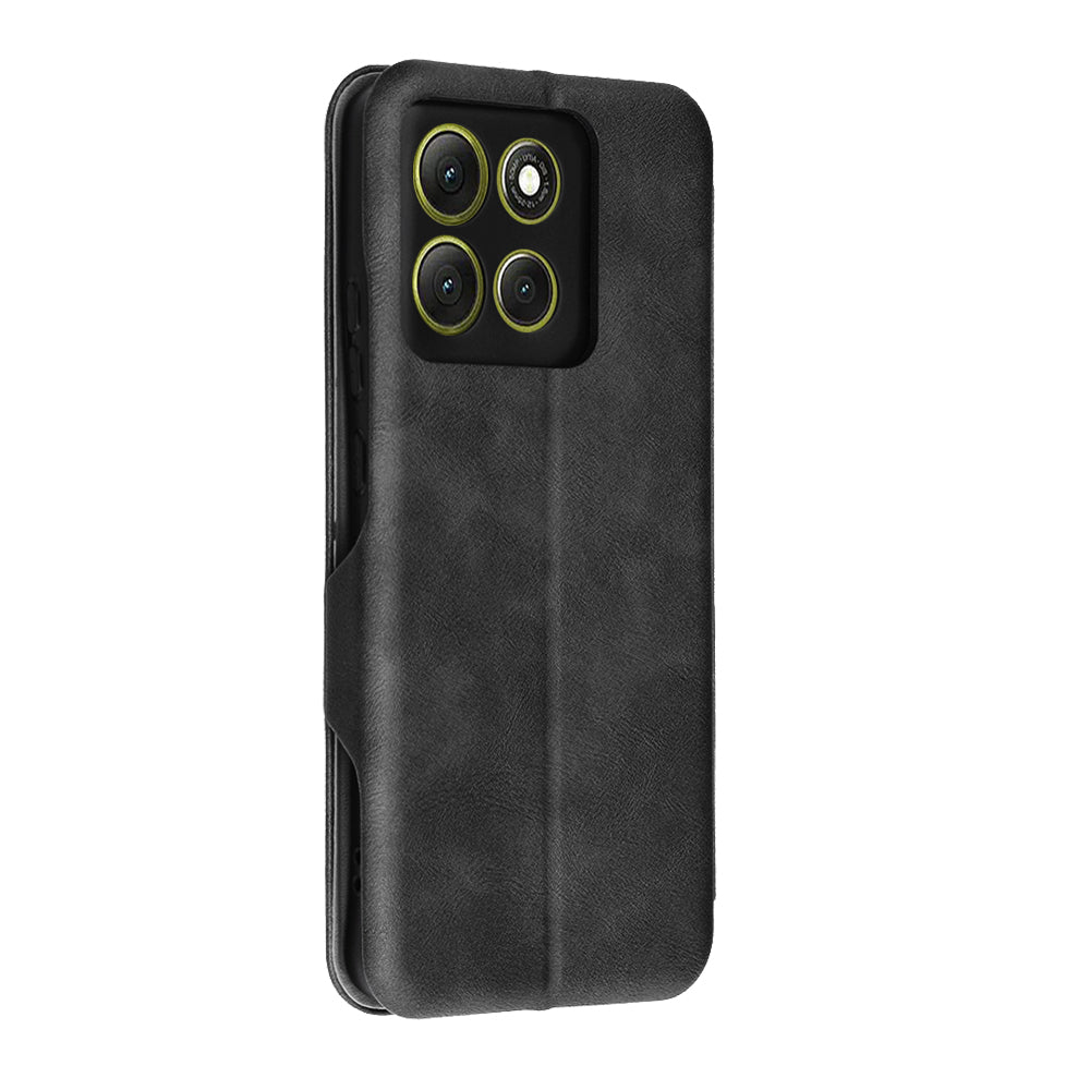 Kotelo Motorola Moto G86:lle, Techsuit, Safe Wallet Plus, Musta