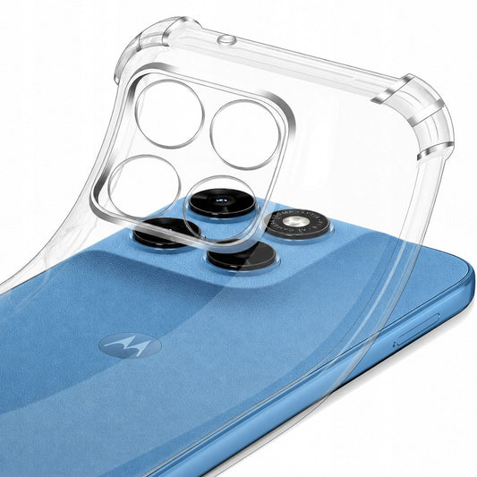 Suojakuori Motorola Moto G87 / G77 / G67, Techsuit, Iskunkestävä Kirkas, Läpinäkyvä