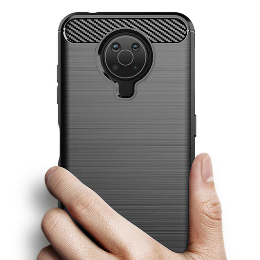 Kuori Nokia G10 / G20:lle, Techsuit, Hiili, Musta