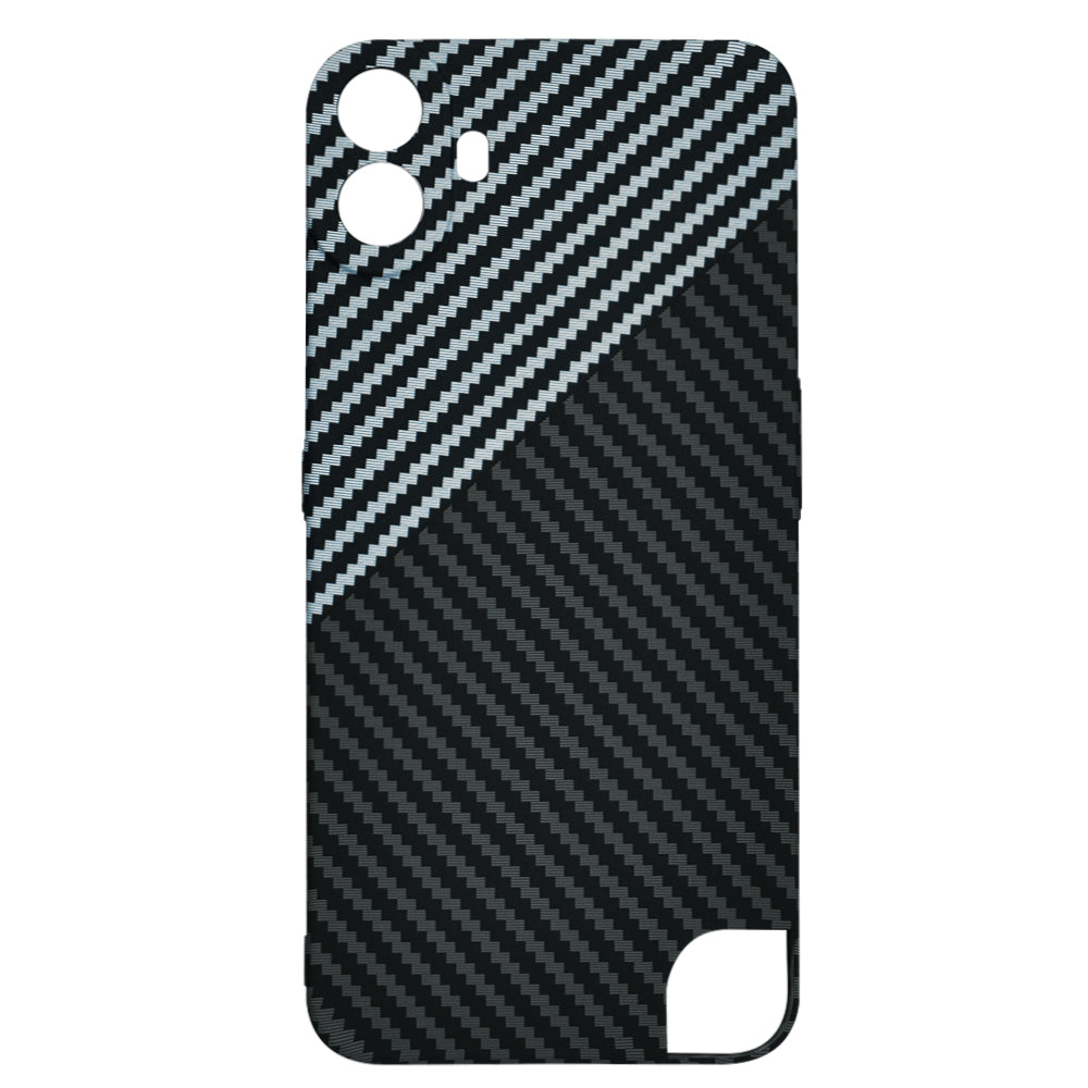 Kuori Nothing CMF Phone 1:lle, Techsuit, Carbonite FiberShell, Musta Harmaa