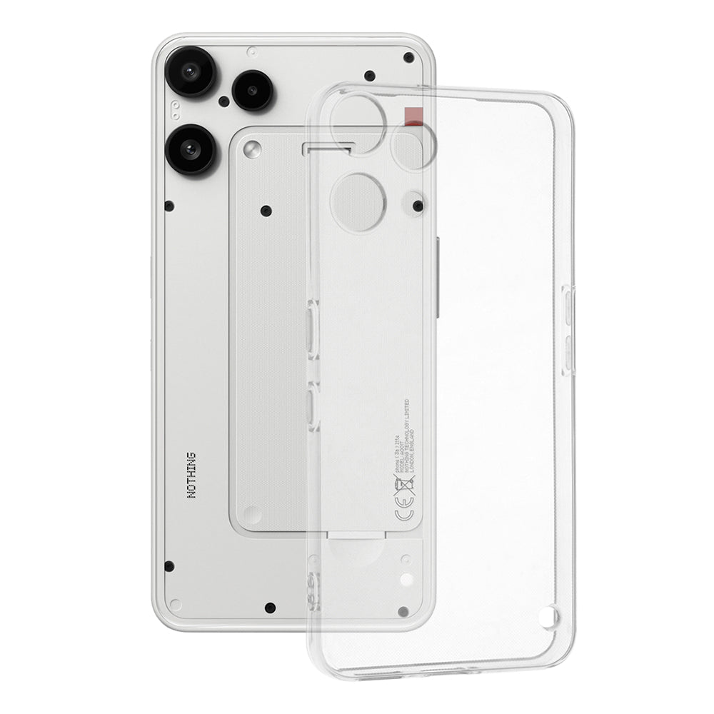Kotelo Nothing Phone (3a) Lite, Techsuit, Clear, Läpinäkyvä