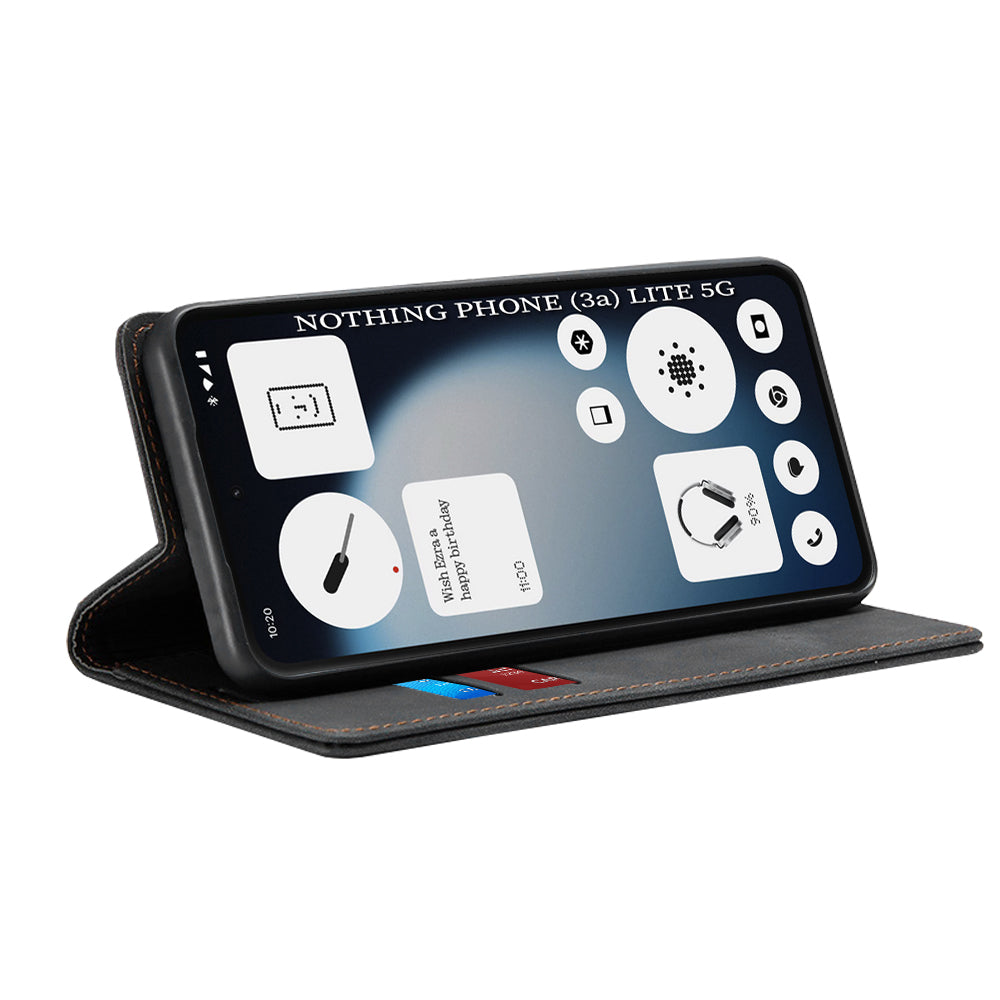 Kotelo Nothing Phone (3a) Lite, Techsuit, Confy, Musta