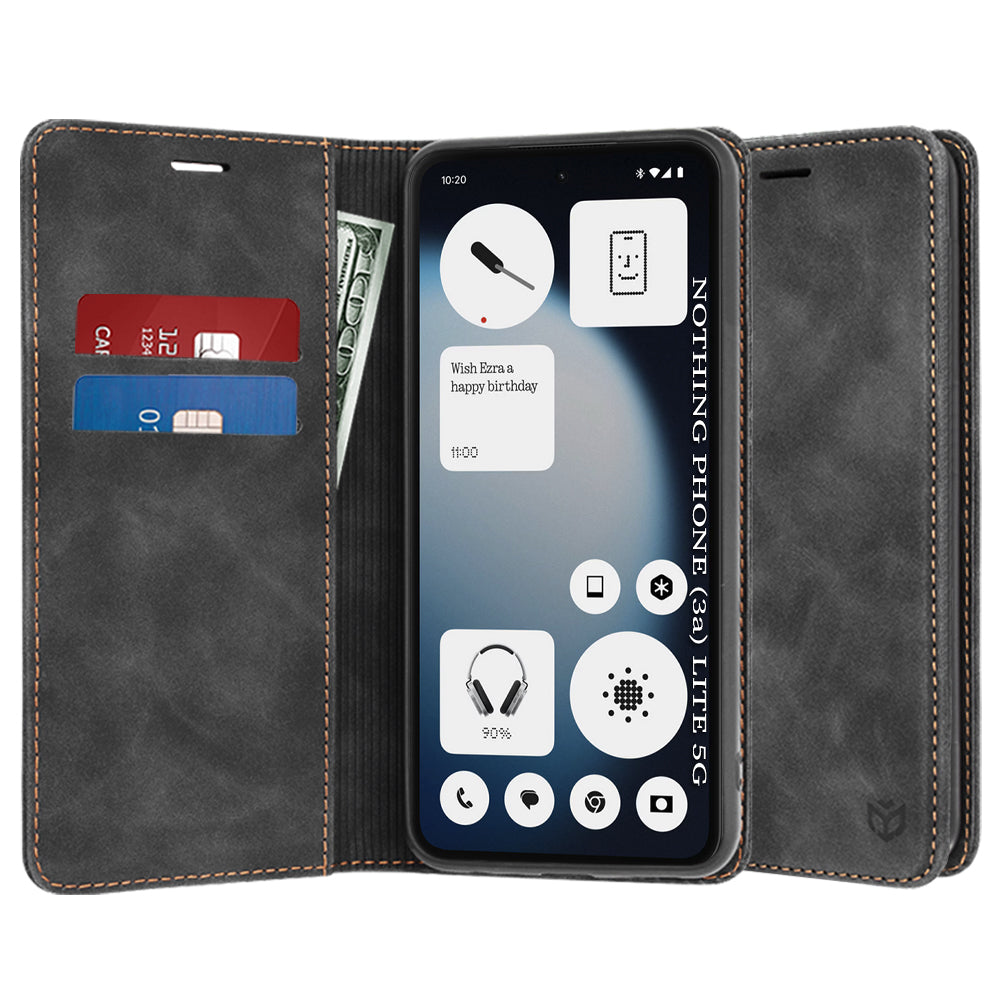 Kotelo Nothing Phone (3a) Lite, Techsuit, Confy, Musta