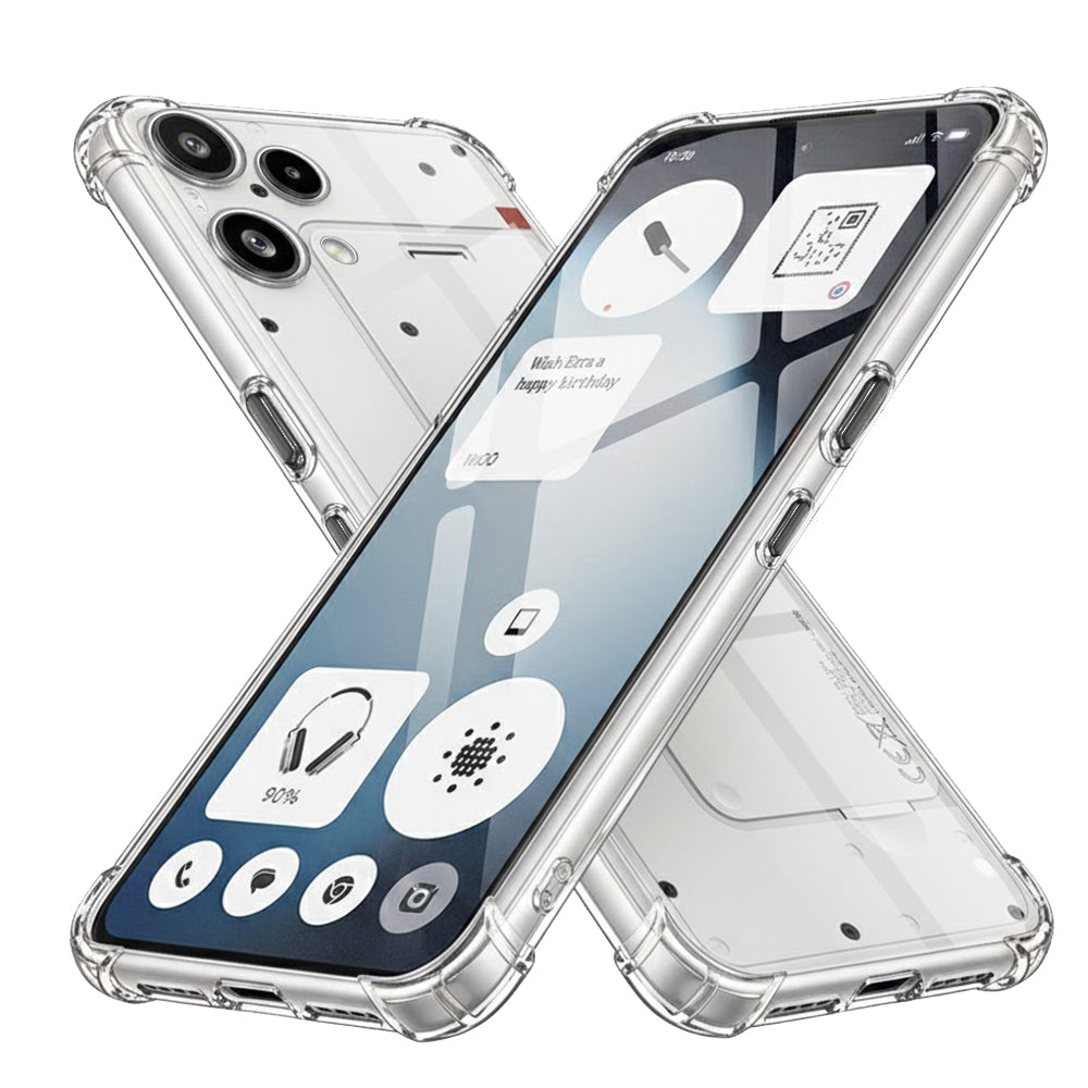 Kotelo Nothing Phone (3a) Lite, Techsuit, Iskunkestävä Kirkas, Läpinäkyvä