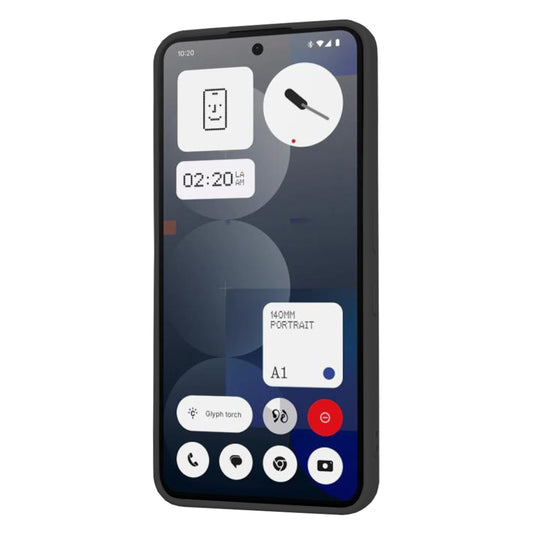 Kuori Nothing Phone (3a) Pro:lle, Techsuit, SoftFlex, Musta