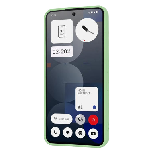 Kuori Nothing Phone (3a) Pro:lle, Techsuit, SoftFlex, Vaaleanvihreä