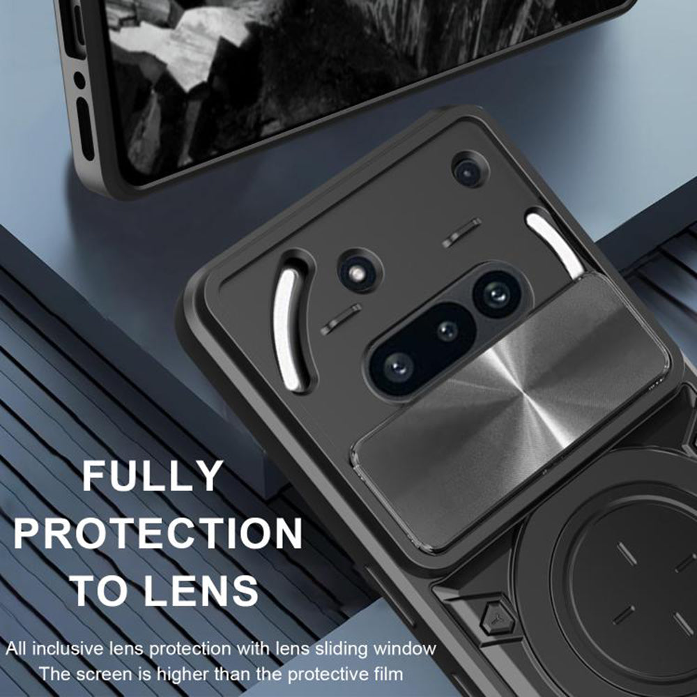 Kuori Nothing Phone (3a):lle, Techsuit, CamGuard Pro, Vaaleanpunainen Kulta