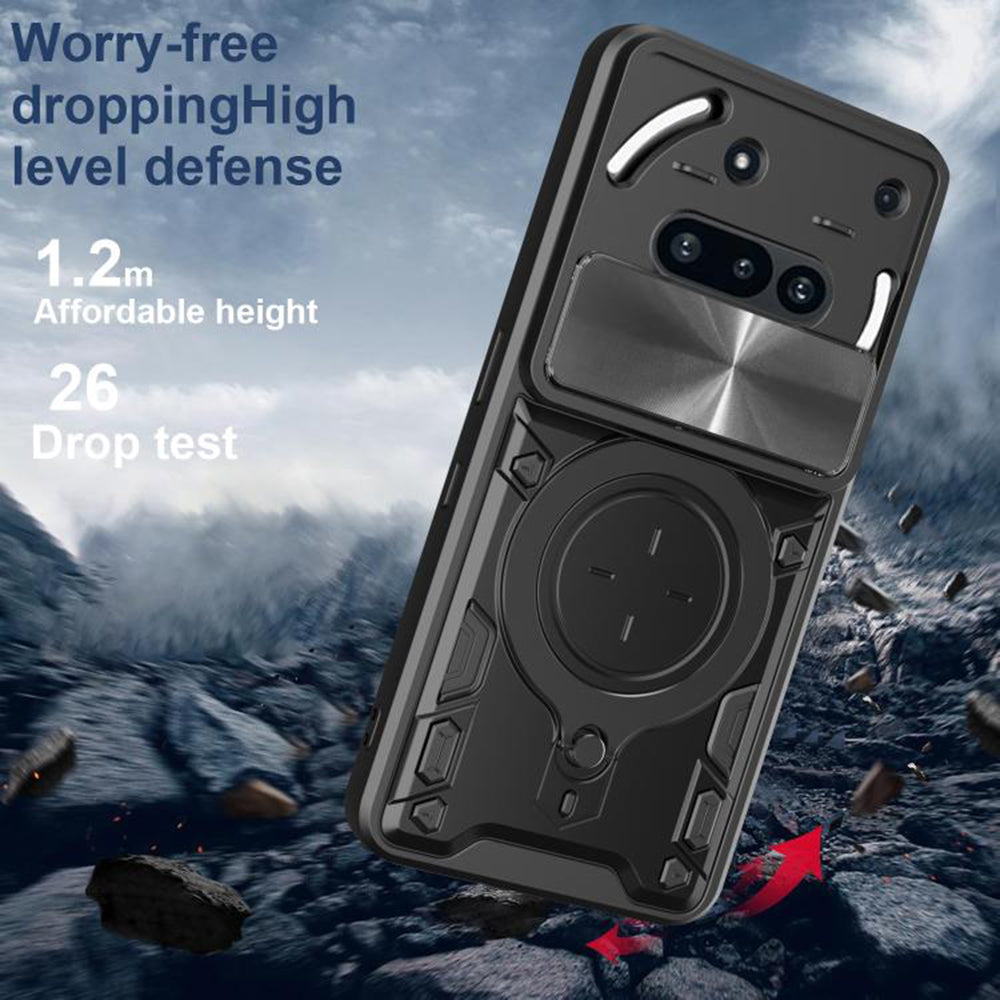 Kuori Nothing Phone (3a):lle, Techsuit, CamGuard Pro, Vaaleanpunainen Kulta