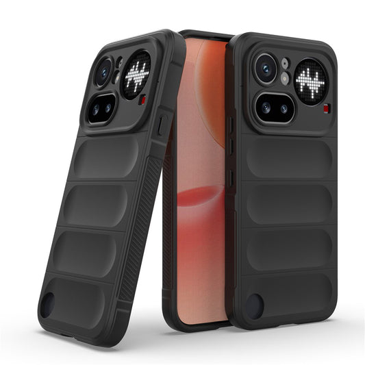 Suojakotelo Nothing Phone (4a) Pro, Techsuit, Magic Shield, Musta