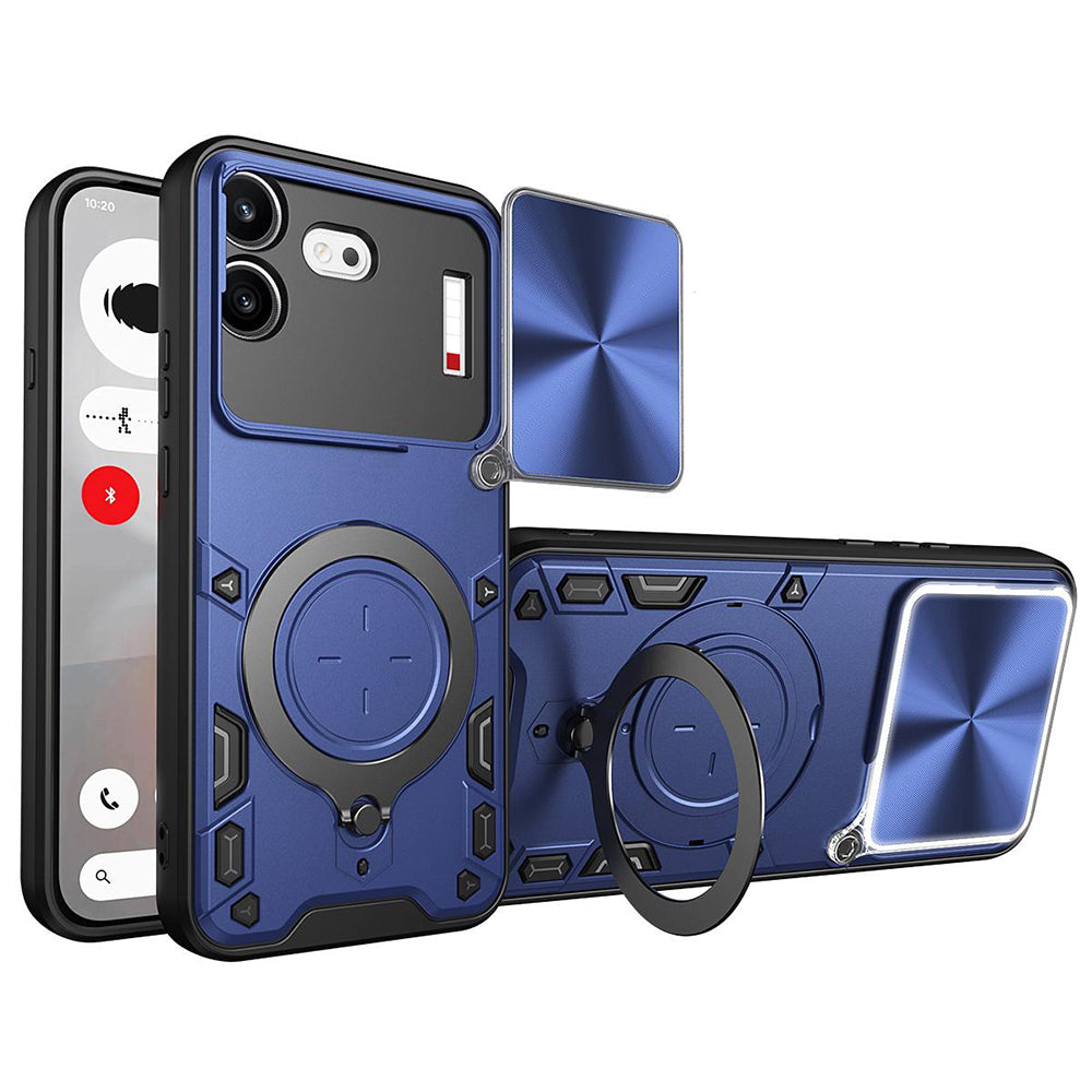 Kuori Nothing Phone (4b):lle, Techsuit, CamGuard Pro, Sininen