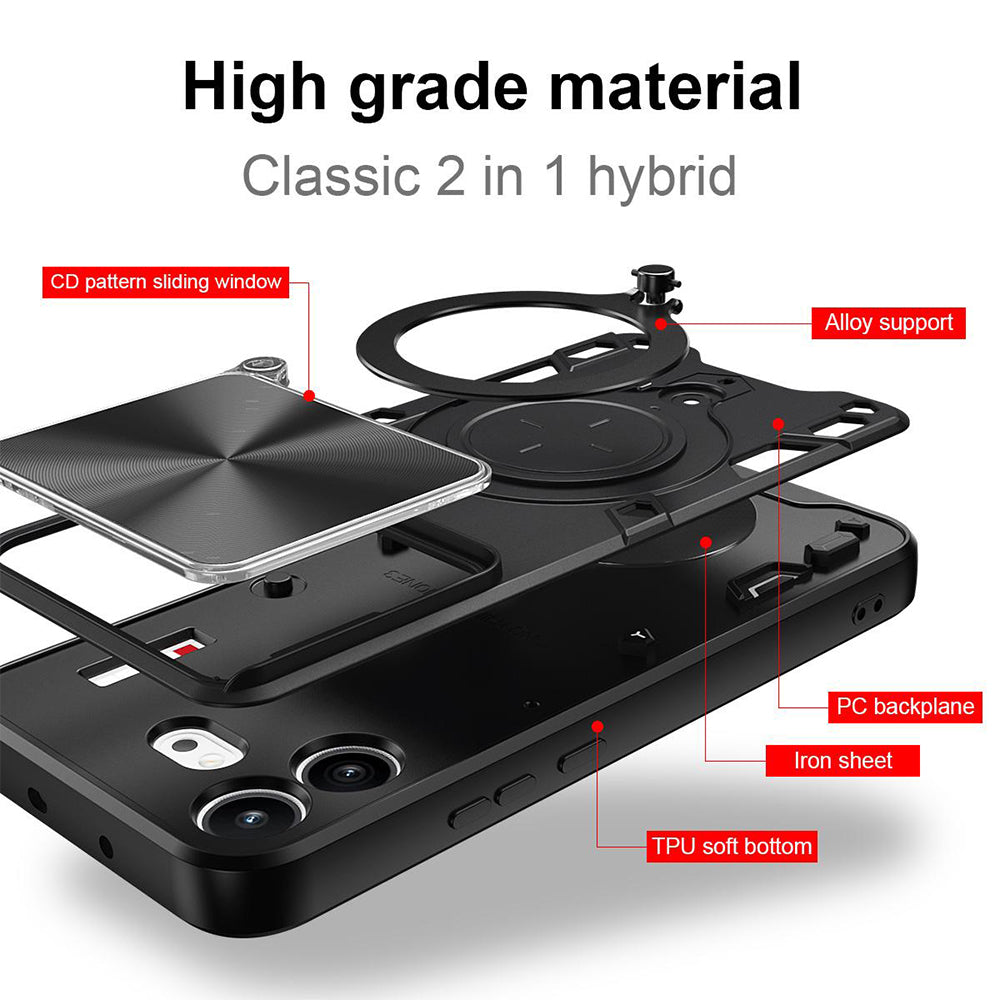 Kuori Nothing Phone (4b):lle, Techsuit, CamGuard Pro, Sininen