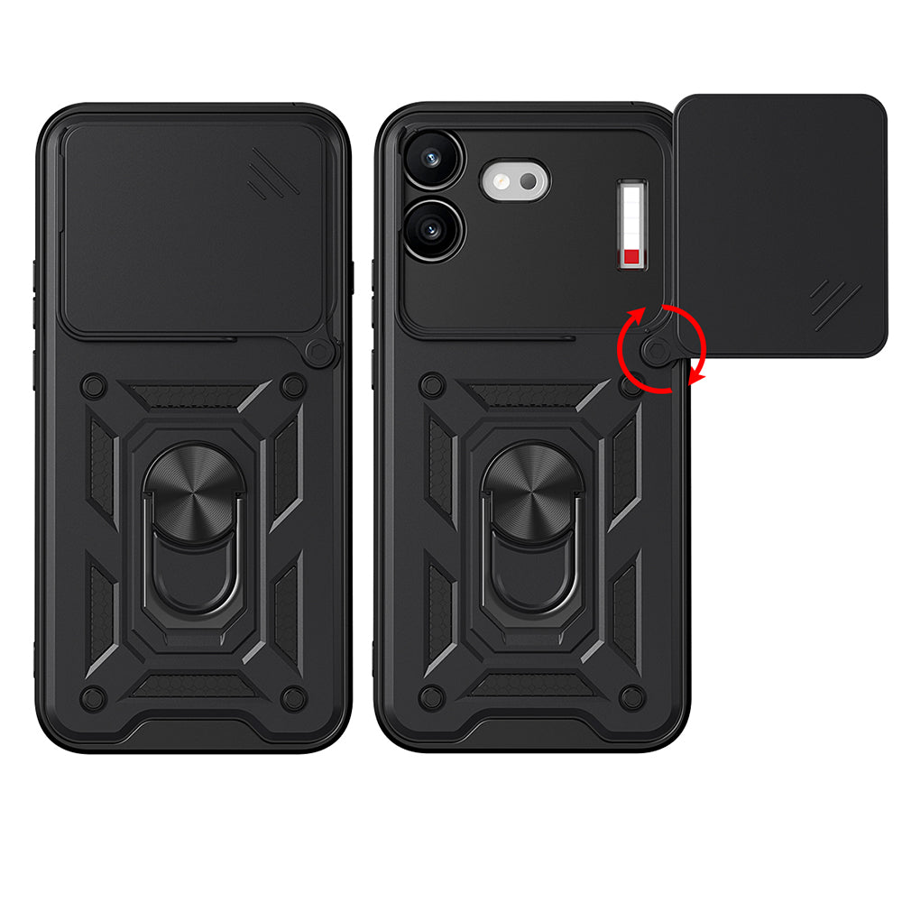 Kuori Nothing Phone (4b):lle, Techsuit, CamShield, Sininen