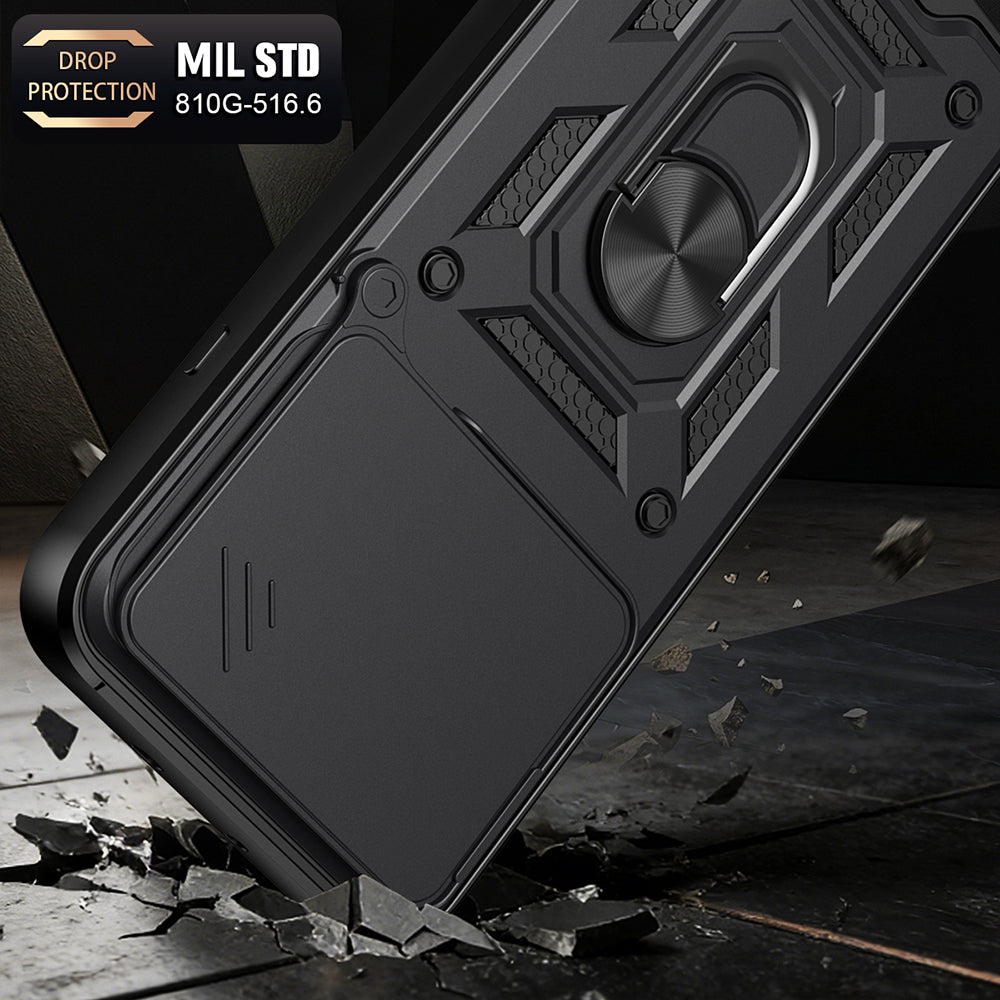Kuori Nothing Phone (4b):lle, Techsuit, CamShield, Musta