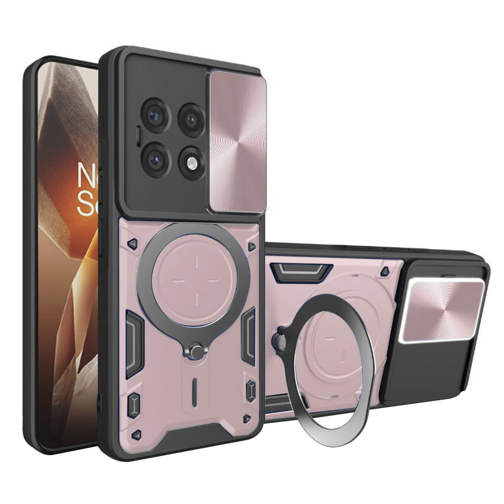 Kuori OnePlus 13R:lle, Techsuit, CamGuard Pro, vaaleanpunakultainen