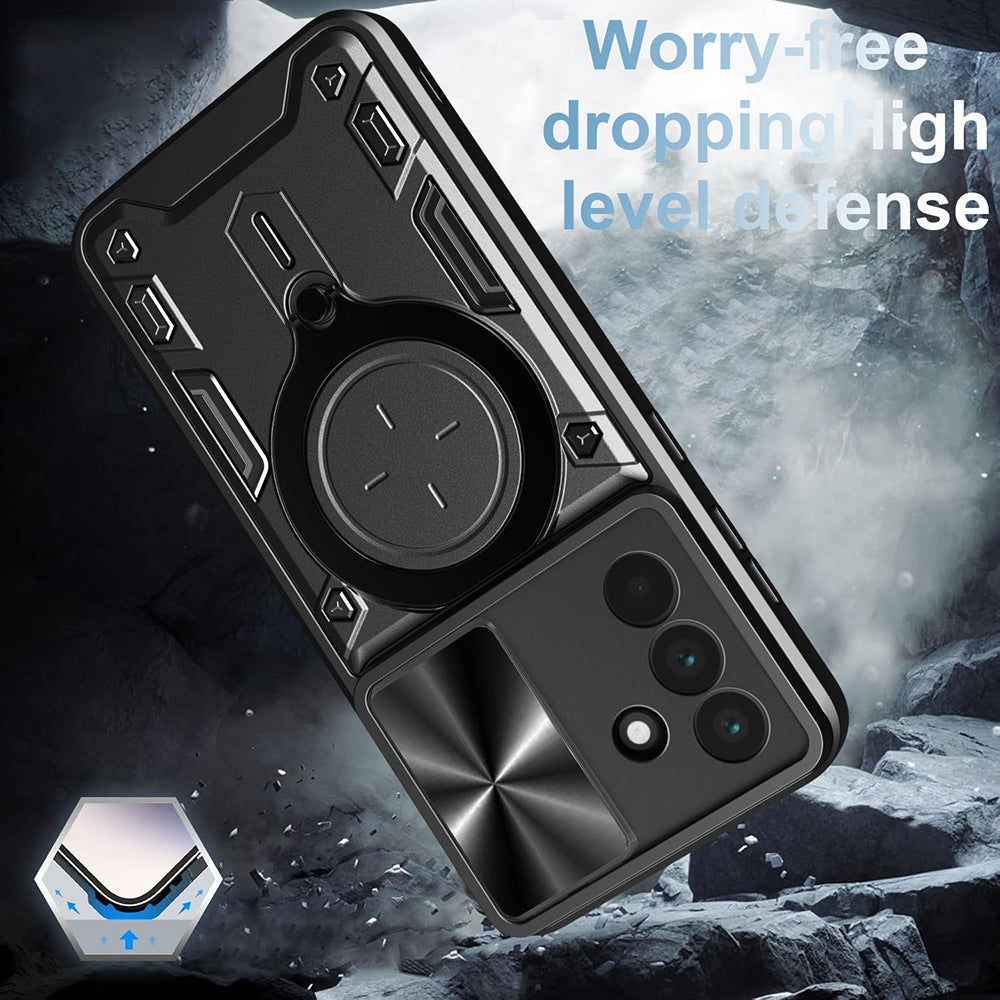 Kuori OnePlus 13R:lle, Techsuit, CamGuard Pro, vaaleanpunakultainen