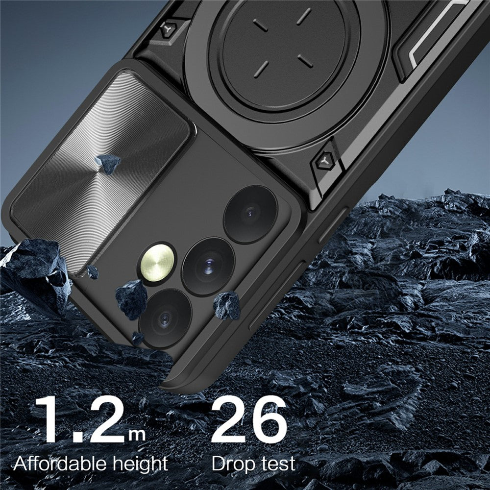 Kotelo OnePlus 15R:lle, Techsuit, CamGuard Pro, Musta