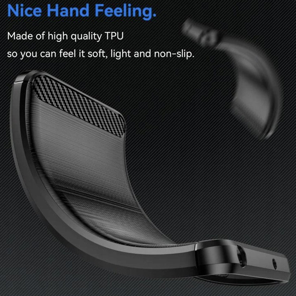 Suojakotelo OnePlus 15R:lle, Techsuit, Carbon, Musta