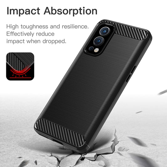 Kuori OnePlus Nord 2 5G:lle, Techsuit, Hiili, Musta