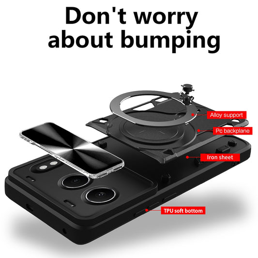 Suojakotelo OnePlus Nord 4:lle, Techsuit, CamGuard Pro, Sininen